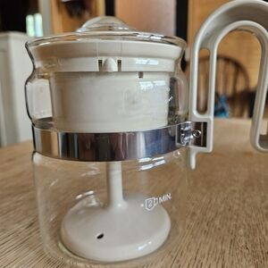 Vintage Gemco Brand Percolator Coffee Pot 4 - 8 Cup Heat Resistant Glass E-18 28